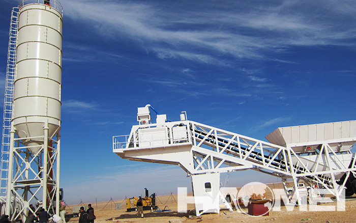 Mobile Concrete Mixing Station